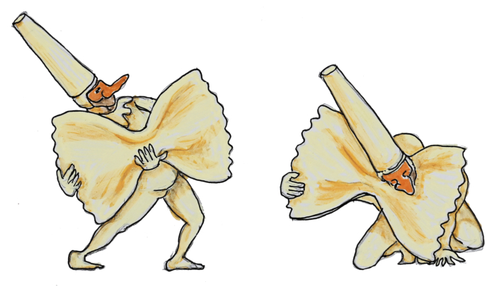 croquis polichinelles Coco Farfalles V2